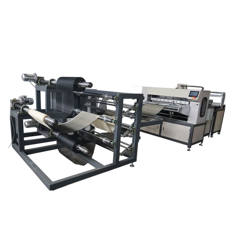 automatic cnc filter media feeding, folding & slitting production line