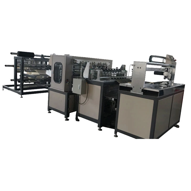 automatic cnc filter media feeding, folding & slitting production line
