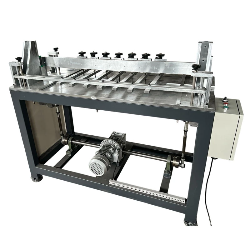 automatic cnc filter media feeding, folding & slitting production line