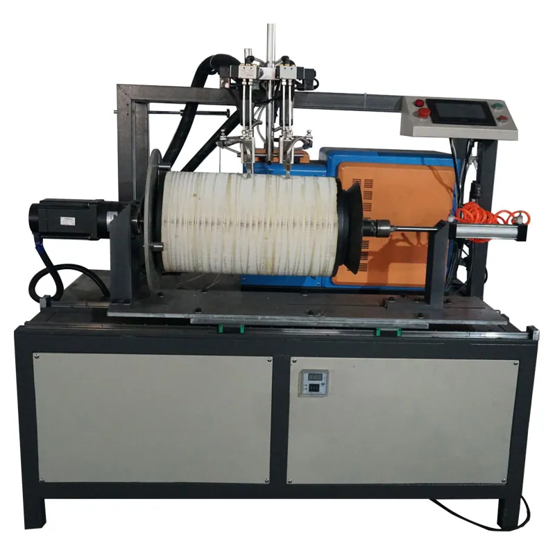 automatic filter horizontal gluing & string winding machine
