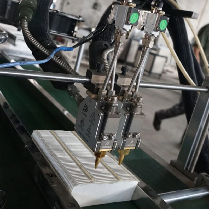 automatic panel air filter rotary pleating machine