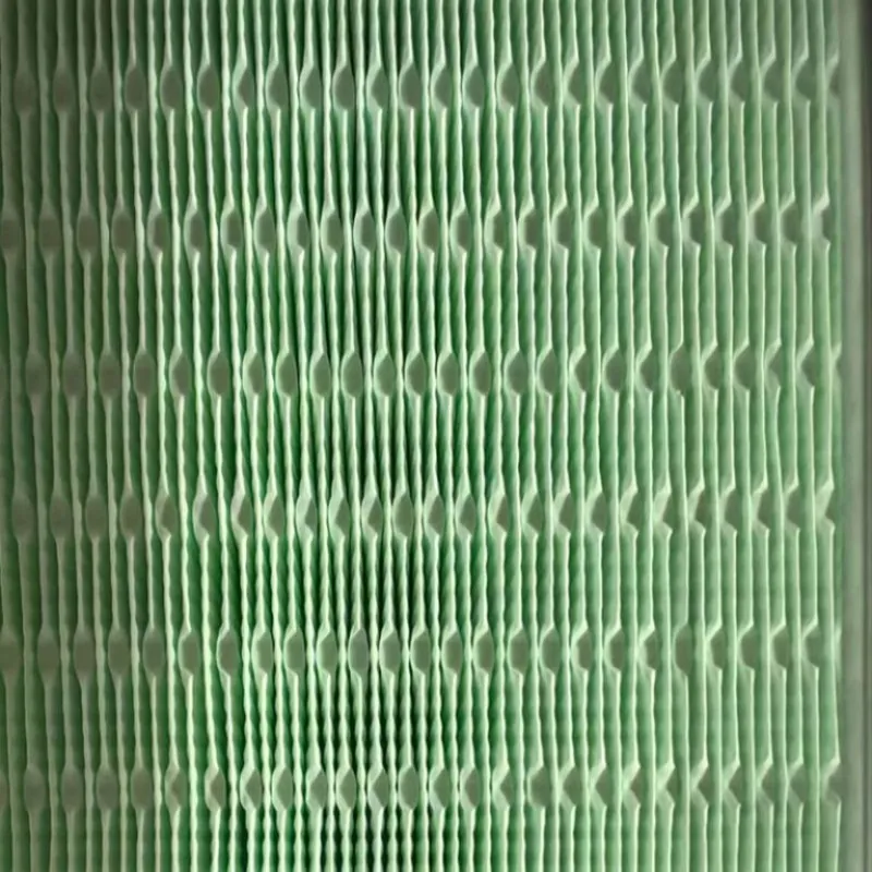 automatic rotary pleating machine for heavy air filters