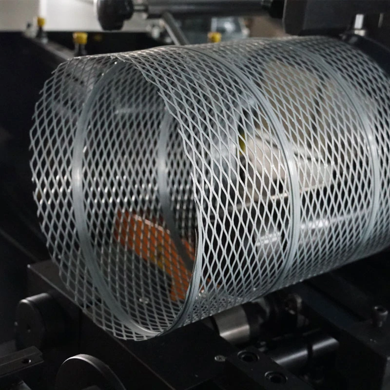 industrial spiral tube machine for air filter support mesh