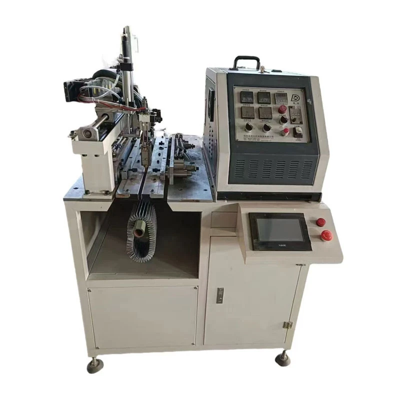 two station oil filter paper end bonding machine