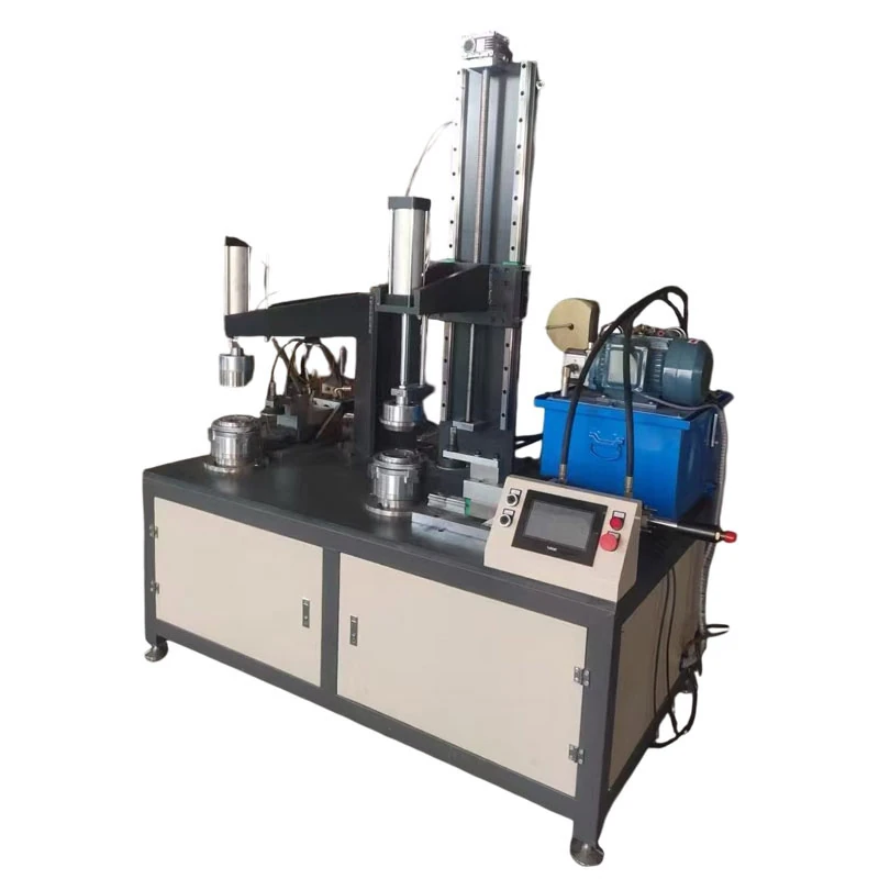 Two-Station Oil Separator Upper Cap Seaming Machine