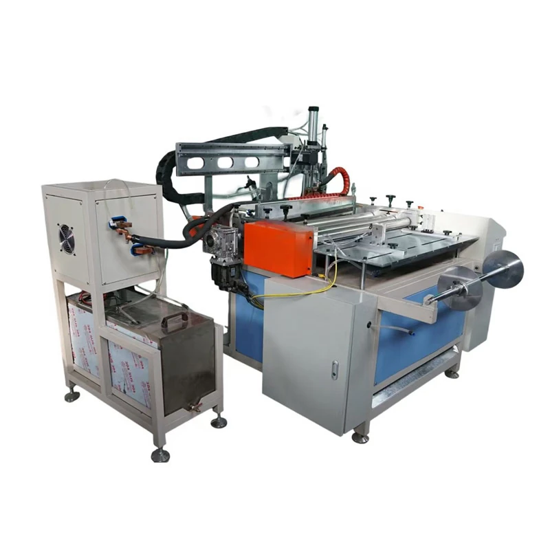 Automatic Flattening, Cutting, Rolling & Welding Machine