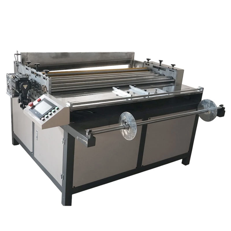 automatic metal mesh flattening & cutting machine
