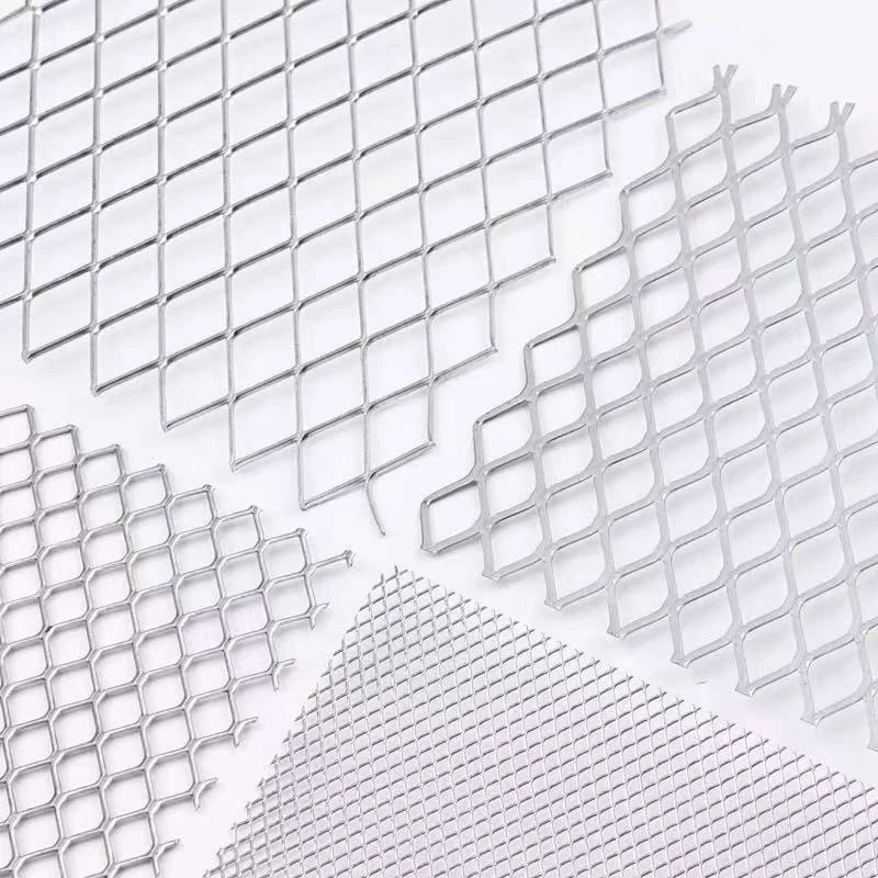 expanded metal diamond mesh for air filter support