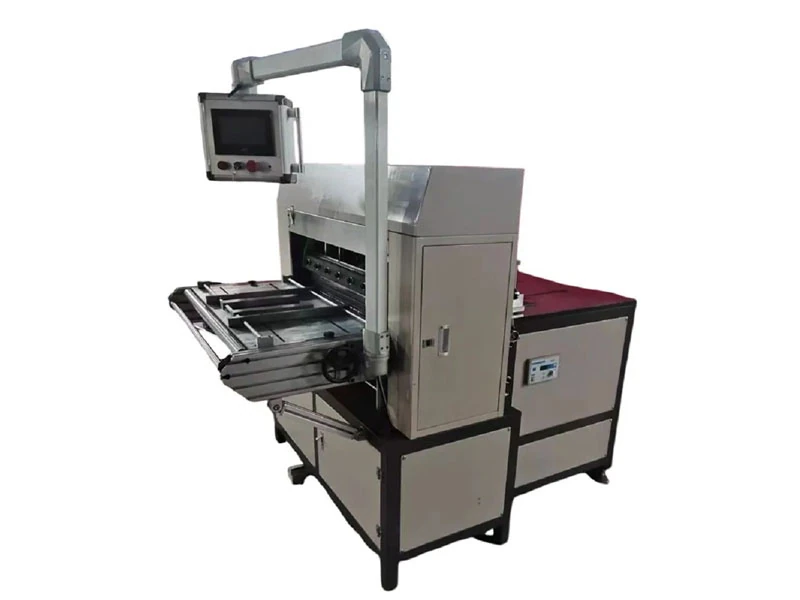 heavy duty strengthened knife pleating machine for filter media filter media pleating equipment